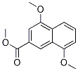 4,8-Dimethoxy-2-naphthalenecarboxylic acid methyl esterStructure,107775-36-0Structure 4,8-Dimethoxy-2-naphthalenecarboxylic acid methyl ester Structure,107775-36-0Structure