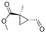 反式-(9ci)-2-甲?；?1-甲基-環(huán)丙烷羧酸甲酯結(jié)構(gòu)式_107804-95-5結(jié)構(gòu)式