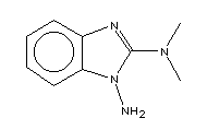 (9ci)-n2,n2-二甲基-1H-苯并咪唑-1,2-二胺結(jié)構(gòu)式_107879-45-8結(jié)構(gòu)式