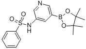 N-(5-(4,4,5,5-Tetramethyl-1,3,2-dioxaborolan-2-yl)pyridin-3-yl)benzenesulfomideStructure,1083326-28-6Structure N-(5-(4,4,5,5-Tetramethyl-1,3,2-dioxaborolan-2-yl)pyridin-3-yl)benzenesulfomide Structure,1083326-28-6Structure