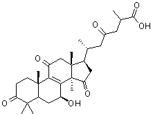 靈芝酸D結(jié)構(gòu)式_108340-60-9結(jié)構(gòu)式