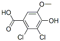 5,6-Dichloro-4-hydroxy-3-methoxybenzoic acidStructure,108544-97-4Structure 5,6-Dichloro-4-hydroxy-3-methoxybenzoic acid Structure,108544-97-4Structure