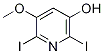 2,6-Diiodo-5-methoxypyridin-3-olStructure,1087659-27-5Structure 2,6-Diiodo-5-methoxypyridin-3-ol Structure,1087659-27-5Structure