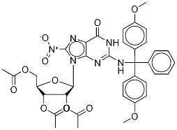 N-(4,4’-dimethoxytrityl)-8-nitroguanosine 2’,3’,5’-triacetateStructure,1096020-94-8Structure N-(4,4’-dimethoxytrityl)-8-nitroguanosine 2’,3’,5’-triacetate Structure,1096020-94-8Structure