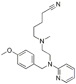 N’-(4-cyanobutyl)-n-(4-methoxybenzyl)-n’-methyl-n-2-pyridinyl-1,2-ethanediamineStructure,109912-34-7Structure N’-(4-cyanobutyl)-n-(4-methoxybenzyl)-n’-methyl-n-2-pyridinyl-1,2-ethanediamine Structure,109912-34-7Structure