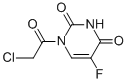 (9ci)-1-(氯乙?；?-5-氟-2,4(1H,3h)-嘧啶二酮結(jié)構(gòu)式_110073-43-3結(jié)構(gòu)式