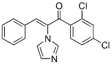 1-(2,4-二氯苯基)-2-(1H-咪唑-1-基)-3-苯基-2-丙烯-1-酮結(jié)構(gòu)式_110232-89-8結(jié)構(gòu)式