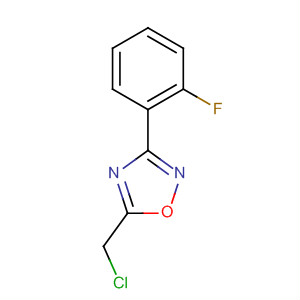 5-(Chloromethyl)-3-(2-fluorophenyl)-1,2,4-oxadiazoleStructure,110704-45-5Structure 5-(Chloromethyl)-3-(2-fluorophenyl)-1,2,4-oxadiazole Structure,110704-45-5Structure