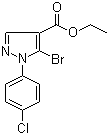 Ethyl 5-bromo-1-(4-chlorophenyl)-1hpyrazole-4-carboxylateStructure,110821-40-4Structure Ethyl 5-bromo-1-(4-chlorophenyl)-1hpyrazole-4-carboxylate Structure,110821-40-4Structure