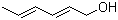 Trans,trans-2,4-hexadien-1-ol Structure,111-28-4Structure