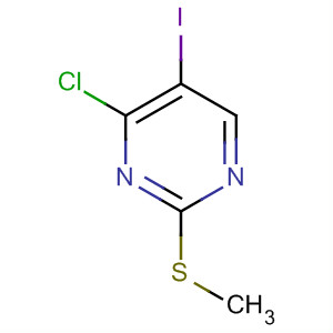 4-氯-5-碘-2-(甲基硫代)嘧啶結(jié)構(gòu)式_111079-19-7結(jié)構(gòu)式