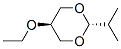 反式-(9ci)-5-乙氧基-2-(1-甲基乙基)-1,3-二噁烷結構式_111682-64-5結構式