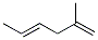 (4E)-2-methyl-1,4-hexadieneStructure,1119-14-8Structure (4E)-2-methyl-1,4-hexadiene Structure,1119-14-8Structure