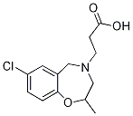 3-(7-Chloro-2-methyl-2,3-dihydro-1,4-benzoxazepin-4(5h)-yl)propanoic acidStructure,1119452-95-7Structure 3-(7-Chloro-2-methyl-2,3-dihydro-1,4-benzoxazepin-4(5h)-yl)propanoic acid Structure,1119452-95-7Structure