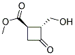 反式-(9ci)-2-(羥基甲基)-3-氧代-環(huán)丁烷羧酸甲酯結(jié)構(gòu)式_112139-40-9結(jié)構(gòu)式