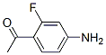 Ethanone, 1-(4-amino-2-fluorophenyl)-Structure,112279-56-8Structure Ethanone, 1-(4-amino-2-fluorophenyl)- Structure,112279-56-8Structure