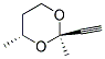 順式-(9ci)-2-乙炔-2,4-二甲基-1,3-二噁烷結構式_113630-88-9結構式