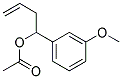 1-(3-Methoxyphenyl)-3-buten-1-yl acetateStructure,114095-72-6Structure 1-(3-Methoxyphenyl)-3-buten-1-yl acetate Structure,114095-72-6Structure