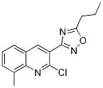 2-Chloro-8-methyl-3-(5-propyl-1,2,4-oxadiazol-3-yl)quinolineStructure,1142201-69-1Structure 2-Chloro-8-methyl-3-(5-propyl-1,2,4-oxadiazol-3-yl)quinoline Structure,1142201-69-1Structure