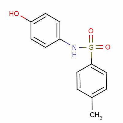 Benzenesulfonamide,n-(4-hydroxyphenyl)-4-methyl-Structure,1146-43-6Structure Benzenesulfonamide,n-(4-hydroxyphenyl)-4-methyl- Structure,1146-43-6Structure