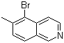 5-Bromo-6-methyl-isoquinolineStructure,1146298-61-4Structure 5-Bromo-6-methyl-isoquinoline Structure,1146298-61-4Structure