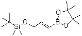 3-(Tert-butyldimethylsiloxy)prop-1-enylboronic acid pinacol esterStructure,114653-19-9Structure 3-(Tert-butyldimethylsiloxy)prop-1-enylboronic acid pinacol ester Structure,114653-19-9Structure
