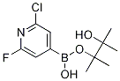 2-Chloro-6-fluoropyridine-4-boronic acid, pinacol esterStructure,1146615-89-5Structure 2-Chloro-6-fluoropyridine-4-boronic acid, pinacol ester Structure,1146615-89-5Structure
