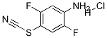 2,5-Difluoro-4-thiocyanatoaniline, HClStructure,1150114-25-2Structure 2,5-Difluoro-4-thiocyanatoaniline, HCl Structure,1150114-25-2Structure