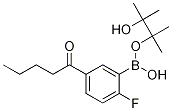 2-Fluoro-5-pentanoylphenylboronic acid pinacol esterStructure,1150271-37-6Structure 2-Fluoro-5-pentanoylphenylboronic acid pinacol ester Structure,1150271-37-6Structure