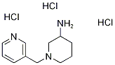 1-(吡啶-3-甲基)哌啶-3-胺三鹽酸鹽結(jié)構(gòu)式_1158689-23-6結(jié)構(gòu)式