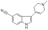 3-(1-Methyl-1,2,3,6-tetrahydropyridin-4-yl)-1h-indole-5-carbonitrileStructure,116480-60-5Structure 3-(1-Methyl-1,2,3,6-tetrahydropyridin-4-yl)-1h-indole-5-carbonitrile Structure,116480-60-5Structure