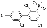 3-Methylsulfonyl-2,2,4,5-tetrachlorobiphenylStructure,116807-52-4Structure 3-Methylsulfonyl-2,2,4,5-tetrachlorobiphenyl Structure,116807-52-4Structure