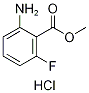 Methyl2-amino-6-fluorobenzoatehydrochlorideStructure,1170167-90-4Structure Methyl2-amino-6-fluorobenzoatehydrochloride Structure,1170167-90-4Structure