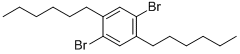 2,5-Bis(hexyl)-1,4-dibromobenzeneStructure,117635-21-9Structure 2,5-Bis(hexyl)-1,4-dibromobenzene Structure,117635-21-9Structure