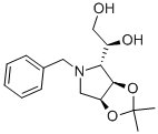 (S)-1-((3ar,4r,6as)-5-benzyl-2,2-dimethyl-tetrahydro-[1,3]dioxolo[4,5-c]pyrrol-4-yl)-ethane-1,2-diol Structure,117781-06-3Structure