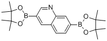 3,7-Bis(4,4,5,5-tetramethyl-1,3,2-dioxaborolan-2-yl)-quinolineStructure,1180557-67-8Structure 3,7-Bis(4,4,5,5-tetramethyl-1,3,2-dioxaborolan-2-yl)-quinoline Structure,1180557-67-8Structure