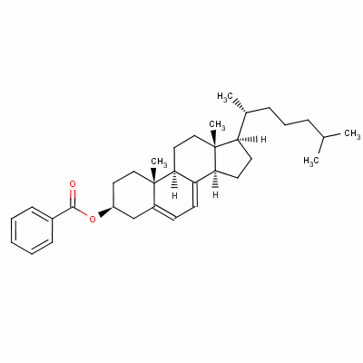 Cholesta-5,7-dien-3-ol,benzoate, (3b)-Structure,1182-06-5Structure Cholesta-5,7-dien-3-ol,benzoate, (3b)- Structure,1182-06-5Structure