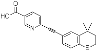 6-(4,4-Dimethyl-thiochroman-6-ylethynyl)-nicotinic acidStructure,118292-41-4Structure 6-(4,4-Dimethyl-thiochroman-6-ylethynyl)-nicotinic acid Structure,118292-41-4Structure