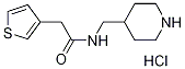 N-(piperidin-4-ylmethyl)-2-(thiophen-3-yl)acetamidehydrochlorideStructure,1185307-16-7Structure N-(piperidin-4-ylmethyl)-2-(thiophen-3-yl)acetamidehydrochloride Structure,1185307-16-7Structure