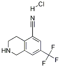 7-(Trifluoromethyl)-1,2,3,4-tetrahydroisoquinoline-5-carbonitrile hclStructure,1187830-66-5Structure 7-(Trifluoromethyl)-1,2,3,4-tetrahydroisoquinoline-5-carbonitrile hcl Structure,1187830-66-5Structure