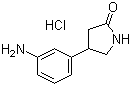 4-(3-Aminophenyl)-2-pyrrolidinone hydrochlorideStructure,1187830-88-1Structure 4-(3-Aminophenyl)-2-pyrrolidinone hydrochloride Structure,1187830-88-1Structure