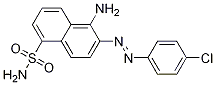 1-Amino-2-(4-chlorophenylazo)naphthalene-5-sulfonamideStructure,118876-55-4Structure 1-Amino-2-(4-chlorophenylazo)naphthalene-5-sulfonamide Structure,118876-55-4Structure