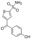 4-(4-羥基苯甲?；?-2-噻吩磺酰胺結(jié)構(gòu)式_118993-57-0結(jié)構(gòu)式
