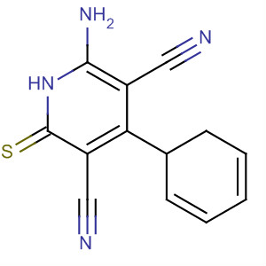 6-Amino-3,5-dicyano-4-phenyl-2(1h)-pyridinethioneStructure,119022-76-3Structure 6-Amino-3,5-dicyano-4-phenyl-2(1h)-pyridinethione Structure,119022-76-3Structure