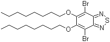 4,7-二溴-5,6-雙(辛基氧基)-2,1,3-苯并噻二唑結(jié)構(gòu)式_1192352-08-1結(jié)構(gòu)式