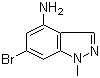 6-Bromo-1-methyl-1h-indazol-4-amineStructure,1198438-39-9Structure 6-Bromo-1-methyl-1h-indazol-4-amine Structure,1198438-39-9Structure