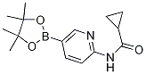 N-(5-(4,4,5,5-tetramethyl-1,3,2-dioxaborolan-2-yl)pyridin-2-yl)cyclopropanecarboxamideStructure,1201644-41-8Structure N-(5-(4,4,5,5-tetramethyl-1,3,2-dioxaborolan-2-yl)pyridin-2-yl)cyclopropanecarboxamide Structure,1201644-41-8Structure