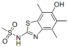 Methanesulfonamide, n-(6-hydroxy-4,5,7-trimethyl-2-benzothiazolyl)-Structure,120181-23-9Structure Methanesulfonamide, n-(6-hydroxy-4,5,7-trimethyl-2-benzothiazolyl)- Structure,120181-23-9Structure