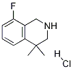 8-Fluoro-4,4-dimethyl-1,2,3,4-tetrahydroisoquinoline hydrochlorideStructure,1203684-76-7Structure 8-Fluoro-4,4-dimethyl-1,2,3,4-tetrahydroisoquinoline hydrochloride Structure,1203684-76-7Structure