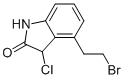 4-(2-Bromoethyl)-3-chloro-1,3-dihydro-2h-indol-2-one Structure,120427-95-4Structure
